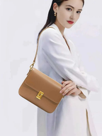 Leather Small Shoulder Crossbody Bags For Women Designer Purses Square Ladies Handbags